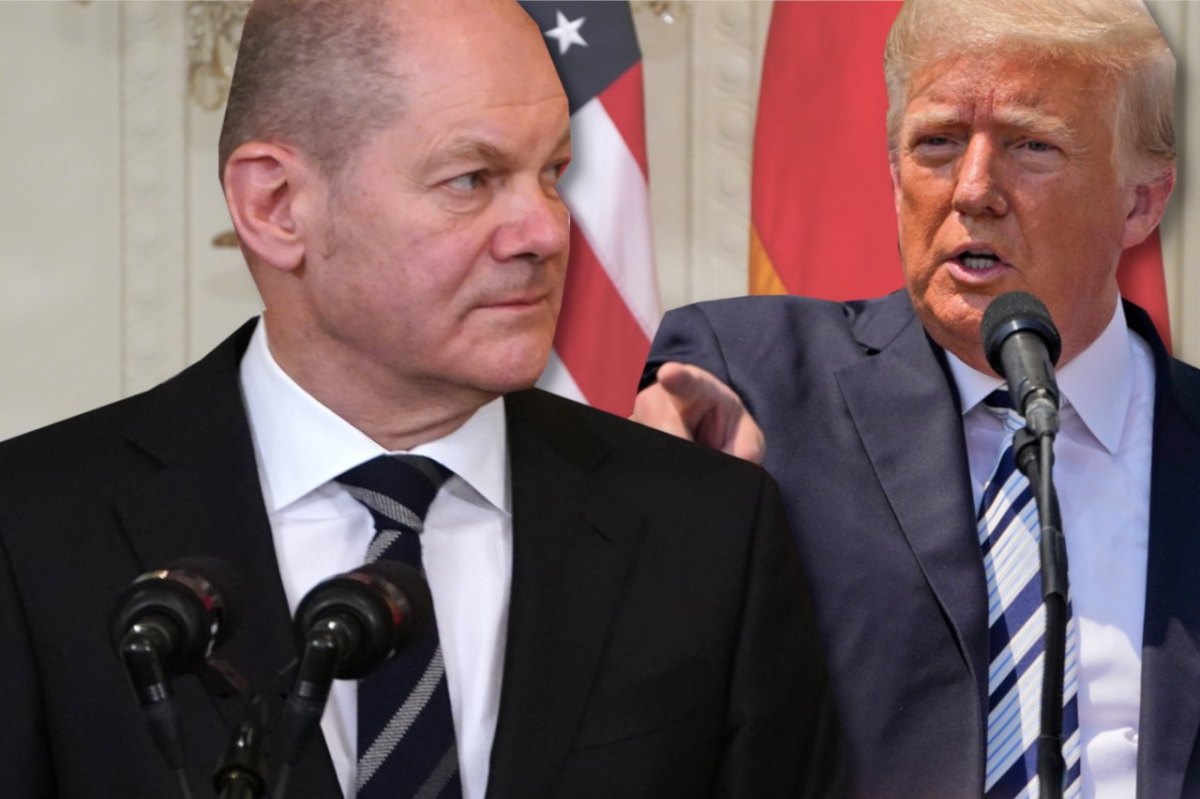 Donald Trump Olaf Scholz