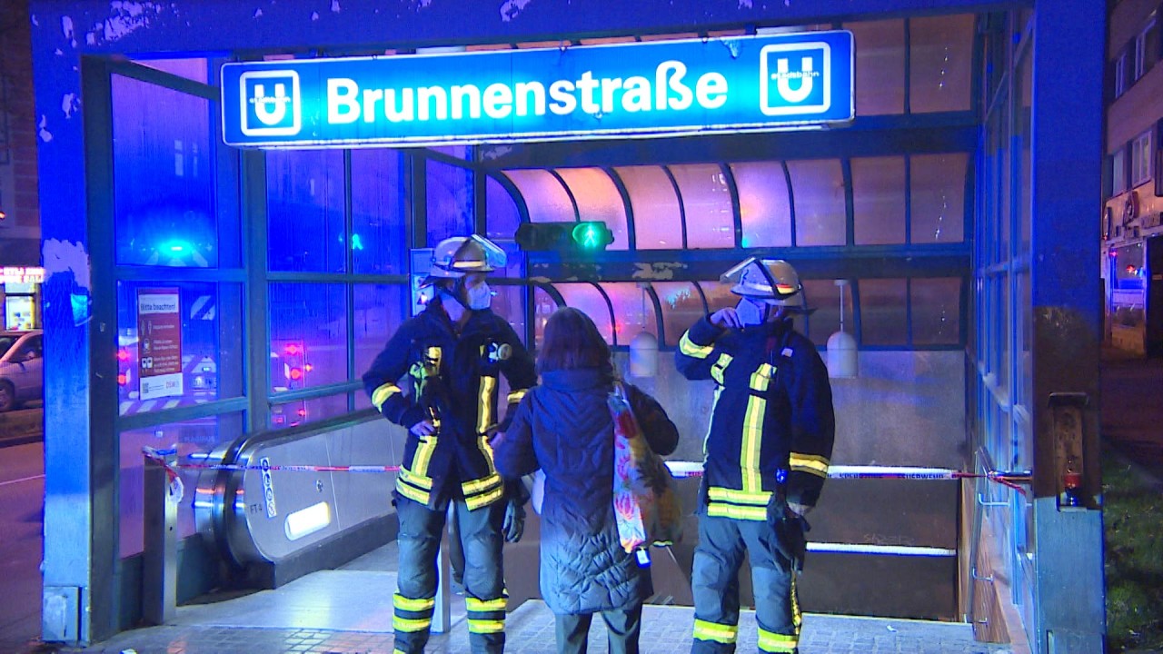 Dortmund: Die Feuerwehr war am Samstagabend an der U-Bahn-Station Brunnenstraße im Einsatz.