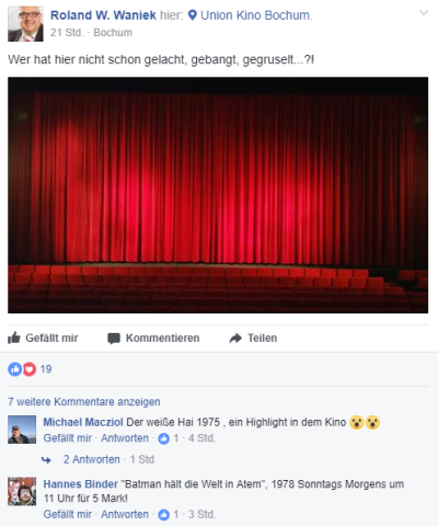 Die Facebook-Nutzer schwelgen gemeinsam in Erinnerungen: Das schafft Gemeinschaft.