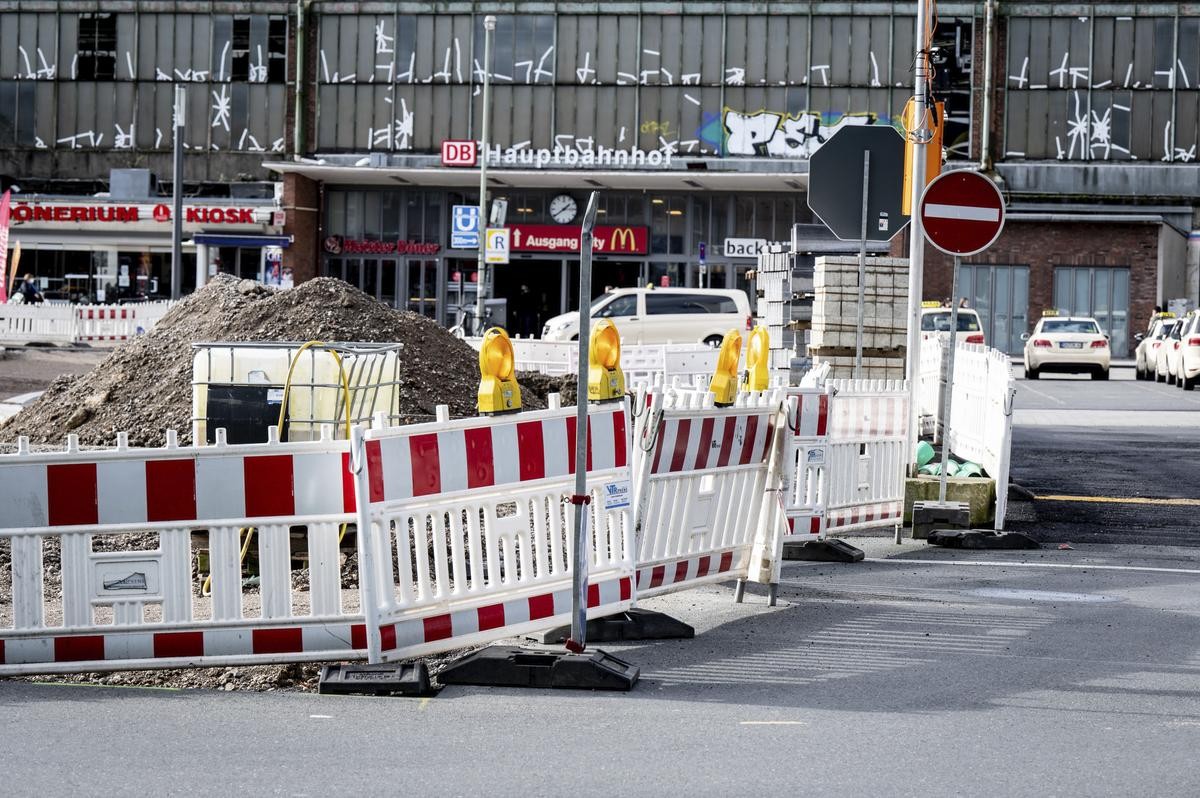 So sieht der Osteingang am Duisburg Hauptbahnhof zur Zeit aus. (Archivfoto)