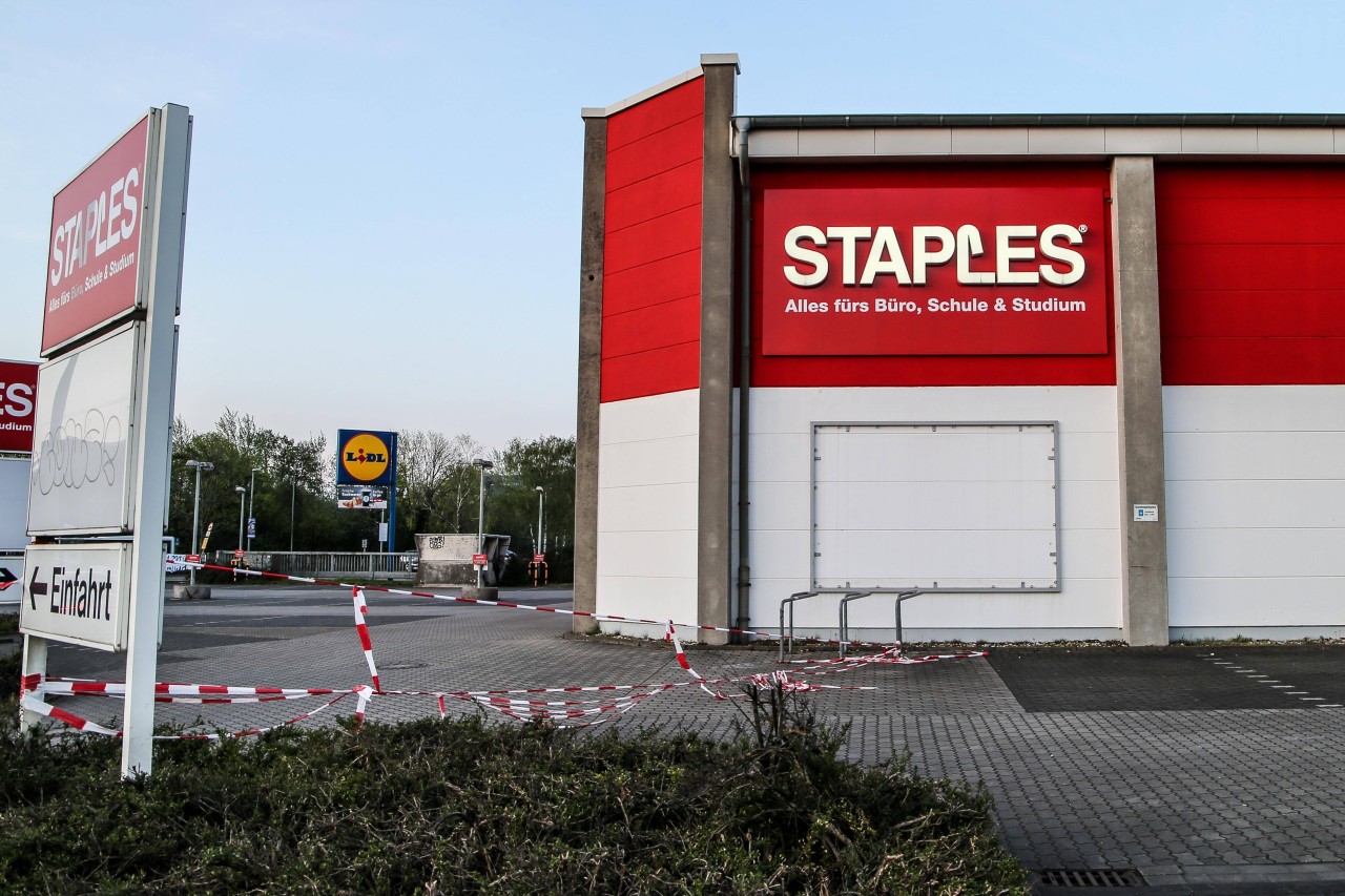 Alles Aus für Staples in Duisburg. 