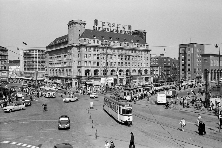 So sah es vor 50 Jahren in Essen aus. (Archivbild)