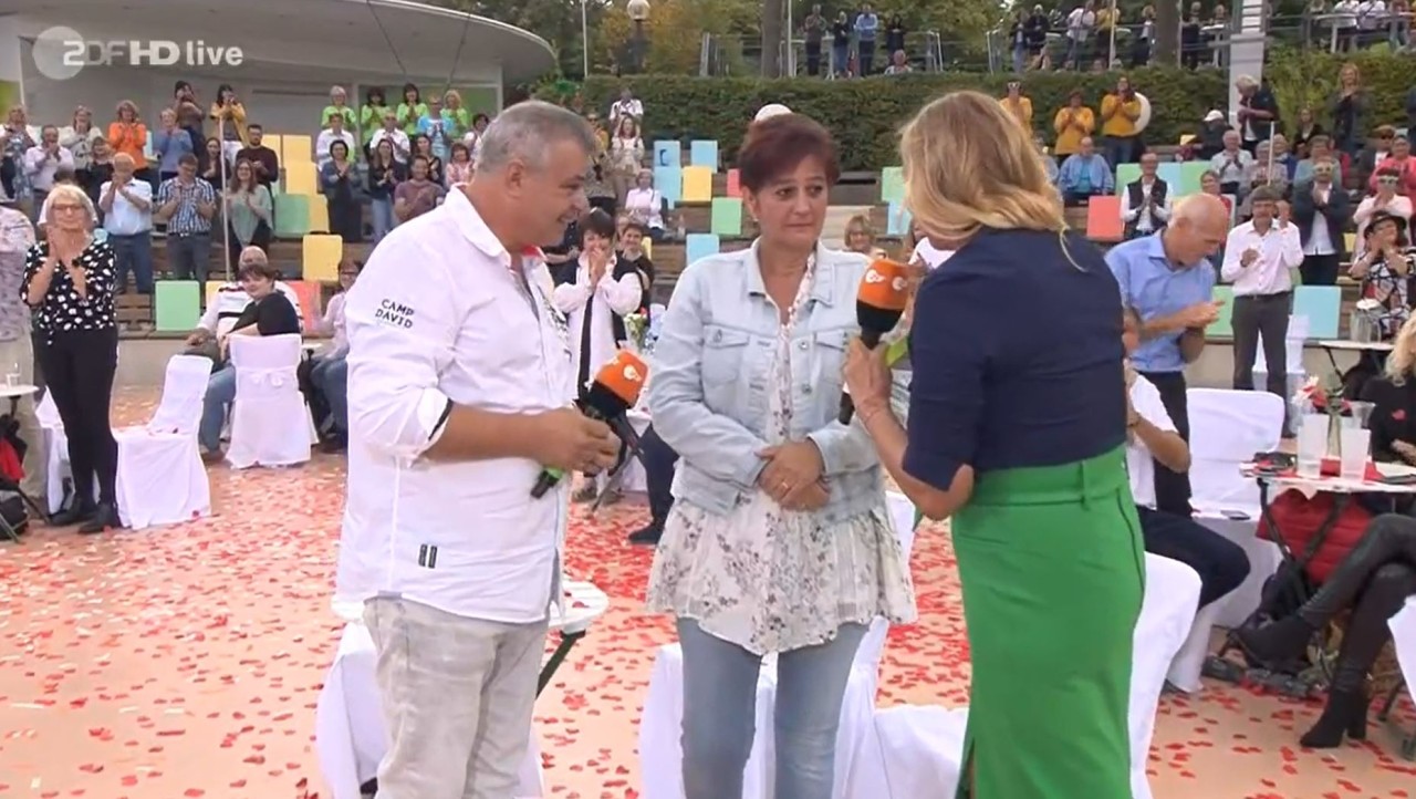 Heiratsantrag im Fernsehgarten.