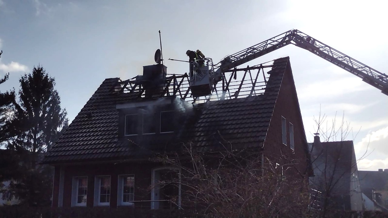 Feuer in Essen am Samstag. 