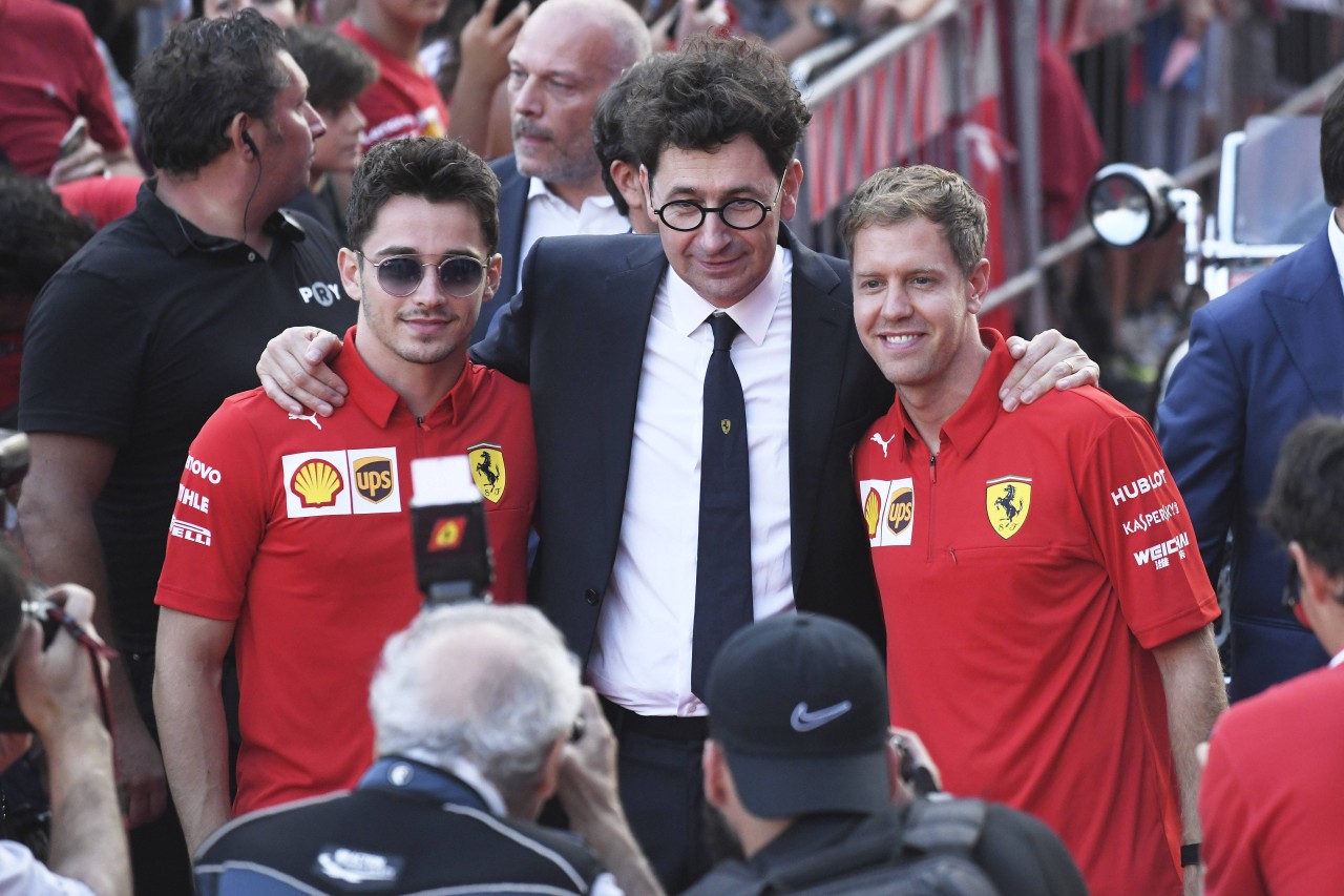 In der Formel 1 hatten Sebastian Vettel und Ferrari-Teamchef Mattia Binotto gemeinsam nicht den erhofften Erfolg.