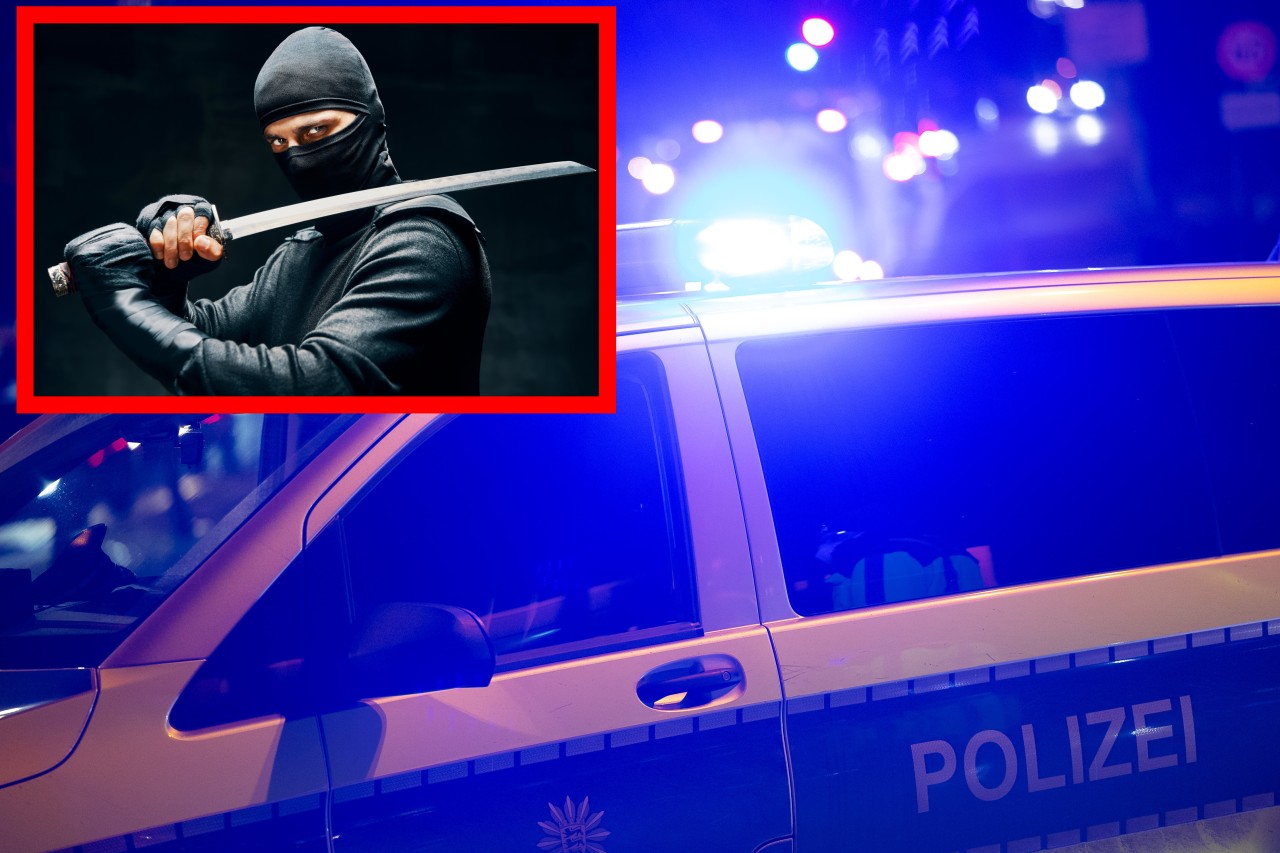 In Gelsenkirchen musste die Polizei einen Mann mit Samurai-Schwert aufhalten. (Symbolbild)