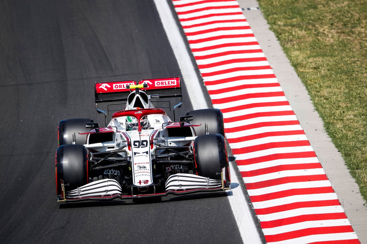 Antonio Giovinazzi war in Ungarn ohne Chance. 