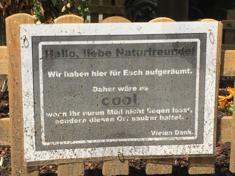 In der Henriettenstraße achten die Anwohner darauf, dass es sauber bleibt.