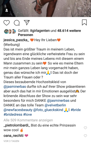 Ob du eine Prinzessin bist, hat Pietro gefragt.