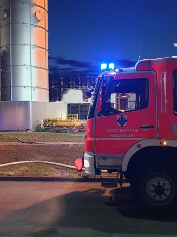 Die Kokerei in Bottrop stand in Flammen.