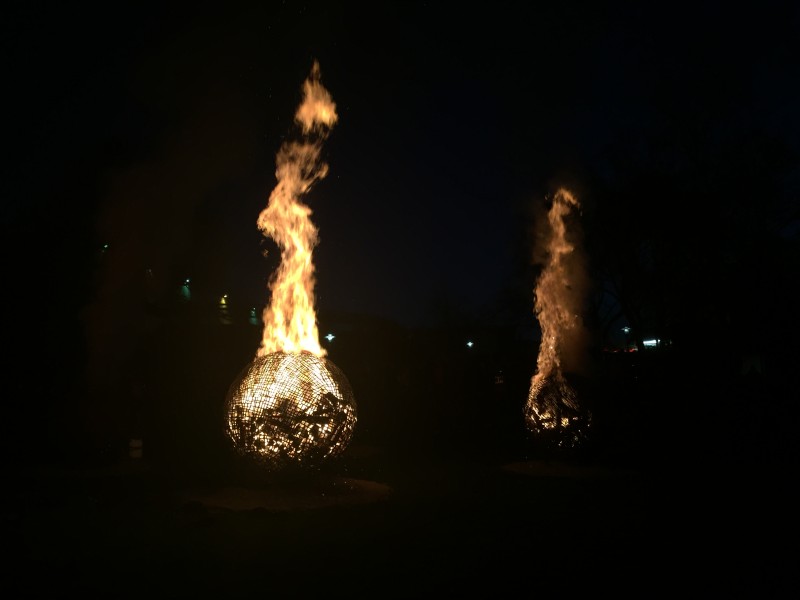 Tolle Lichtshows wurden gezeigt.