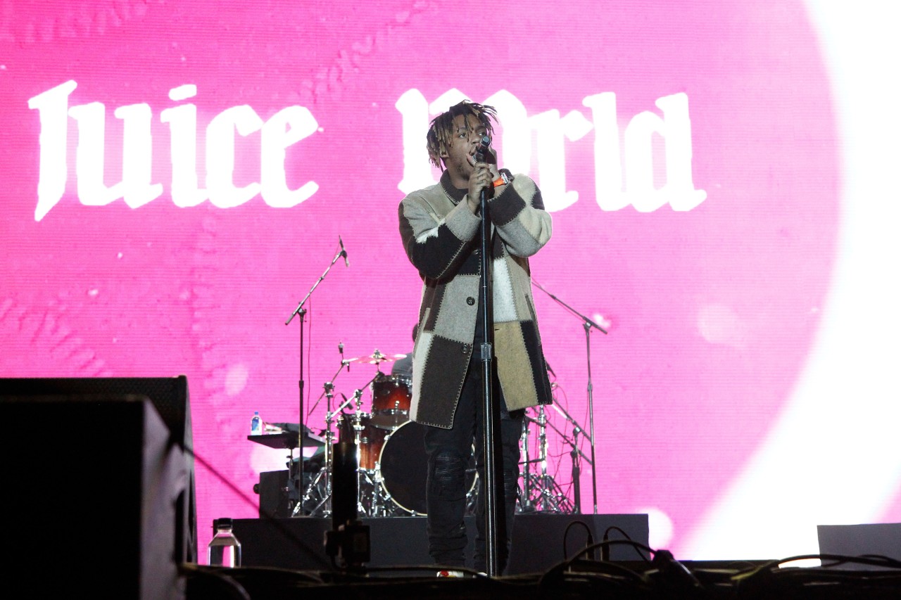 Juice Wrld bei einem Konzert im November dieses Jahres.