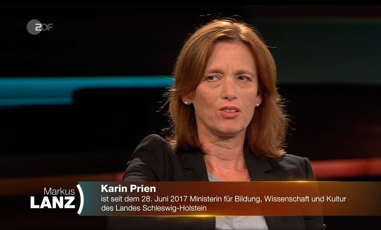 Karien Prien war bei Markus Lanz zu Gast.