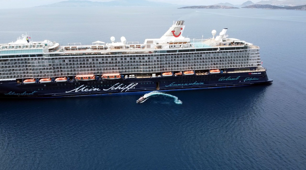 Die „Mein Schiff 5“ in der Türkei. (Archivfoto)