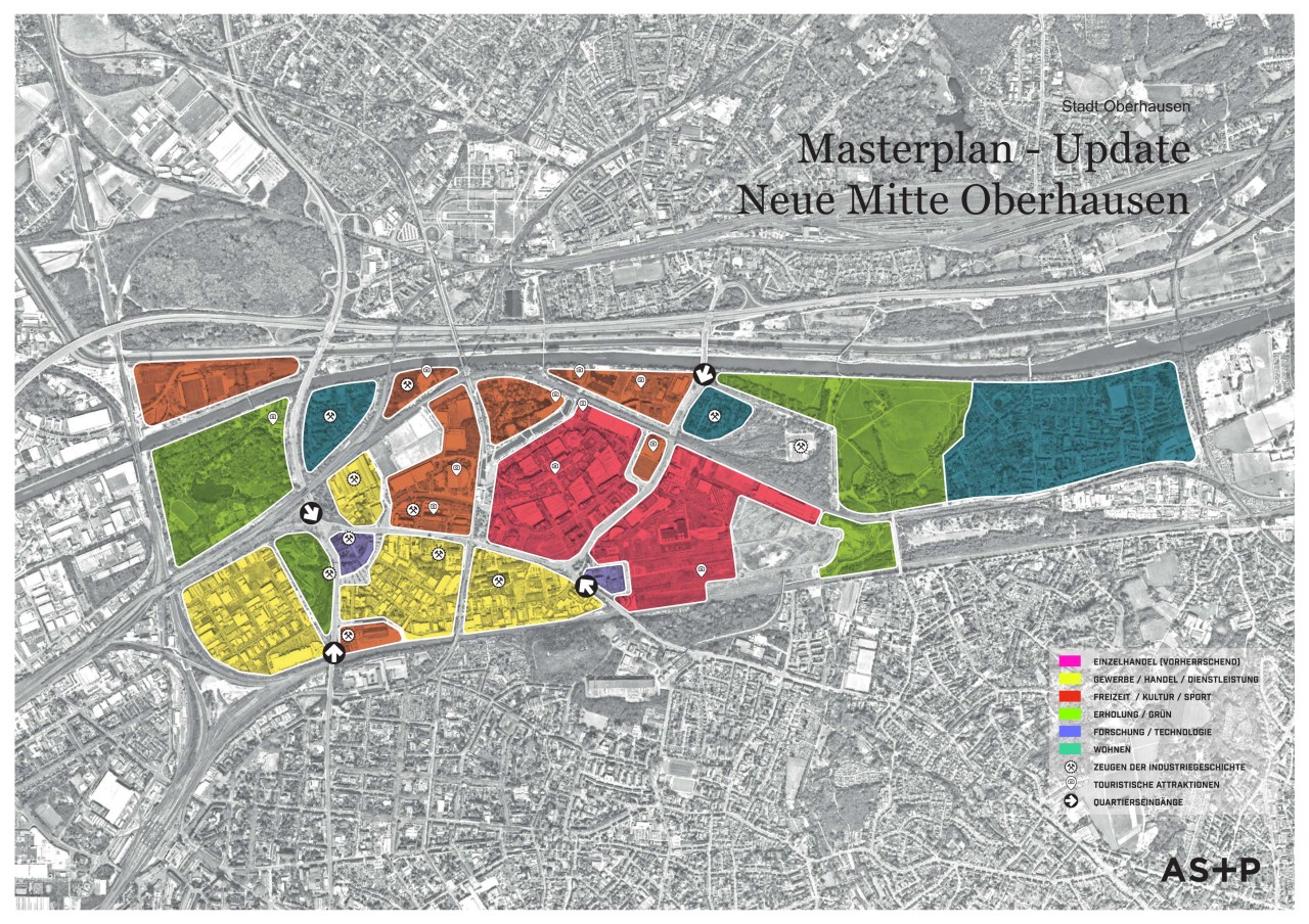 Das ist der Masterplan für Oberhausens Neue Mitte.