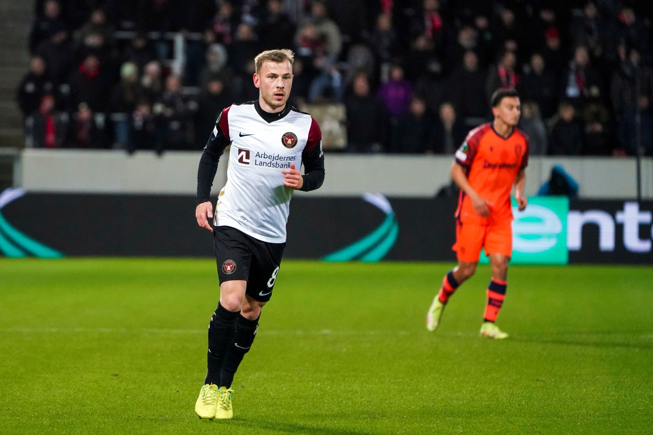 Meyer bei einem der wenigen Einsätze für Midtjylland.