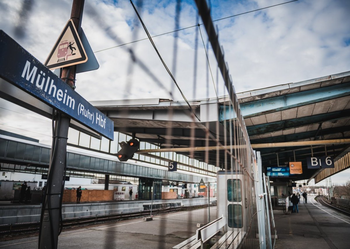 Mülheim Hauptbahnhof Baustelle