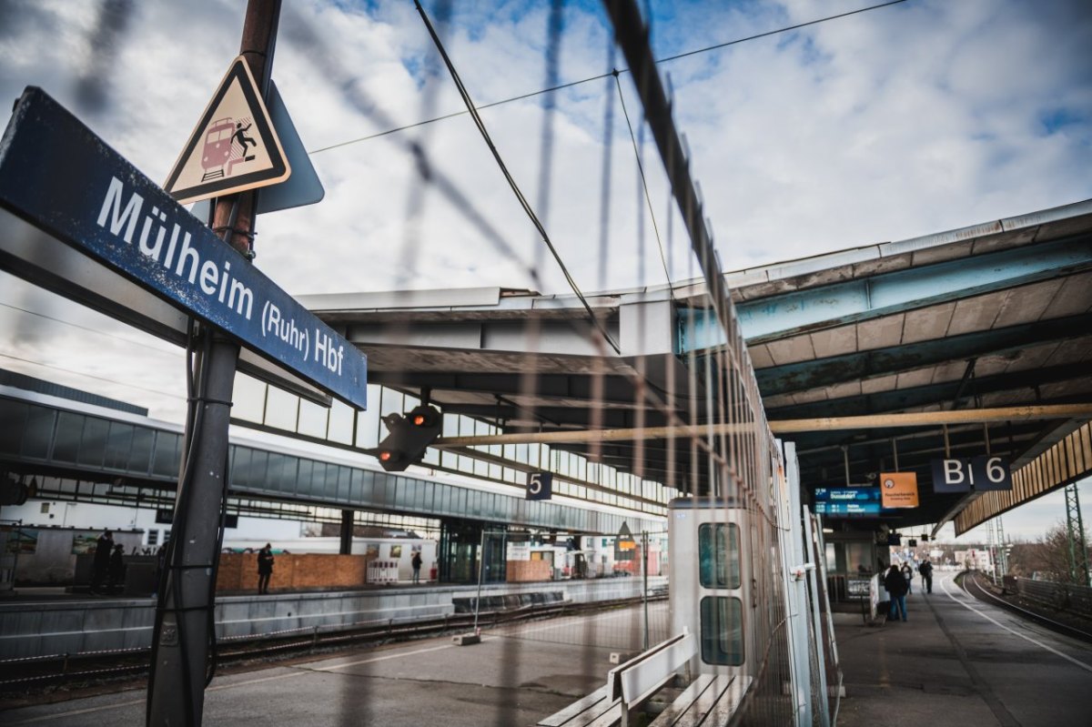 Mülheim Hauptbahnhof Baustelle