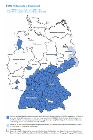 In NRW ist nun auch als erste Stadt Soligen zum FSME-Risikogebiet erklärt worden.