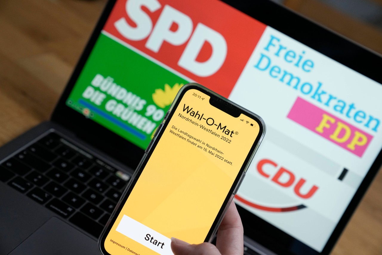 Eine Umfrage zur kommenden NRW-Wahl 2022 wurde veröffentlicht. Die Werte überraschen. (Symbolbild)