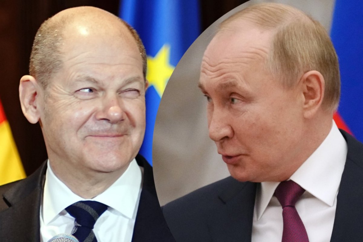 Olaf Scholz Wladimir Putin