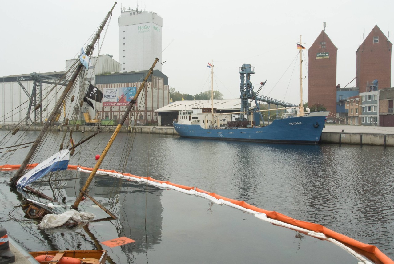 Blick auf den Ostsee-Hafen von Neustadt.