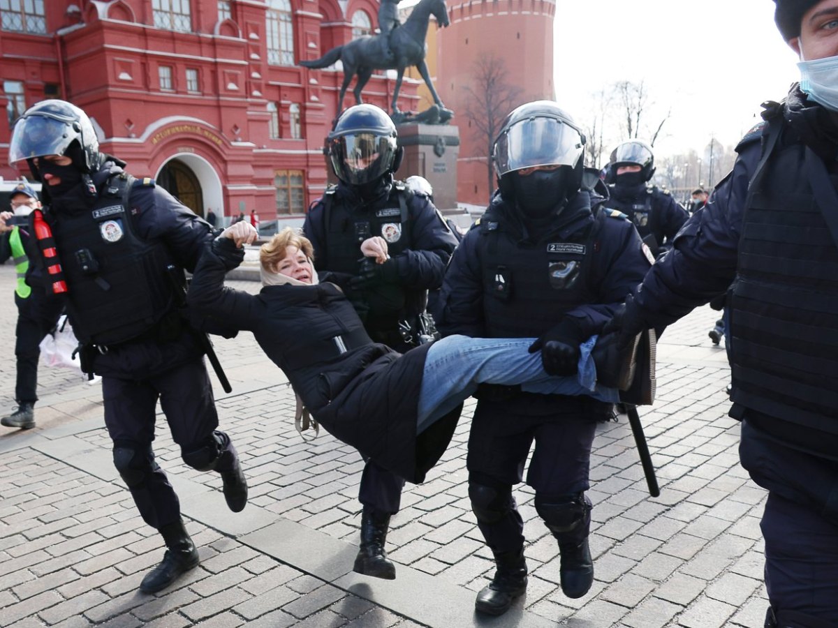 Polizei-WillkÃ¼r in Russland