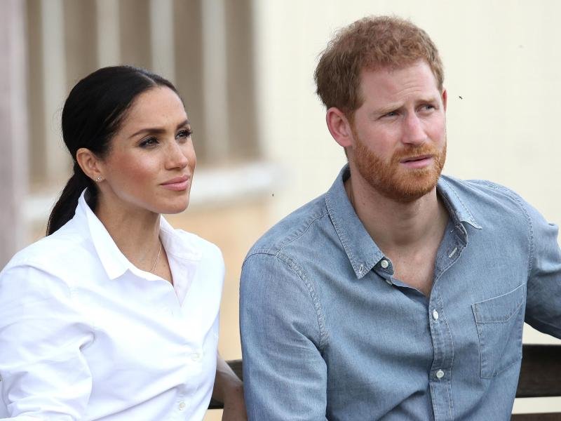 Prinz Harry und seine Frau Meghan, hier 2018 in Australien, haben ein neues Corona-Hilfsprojekt in Indien angekündigt.