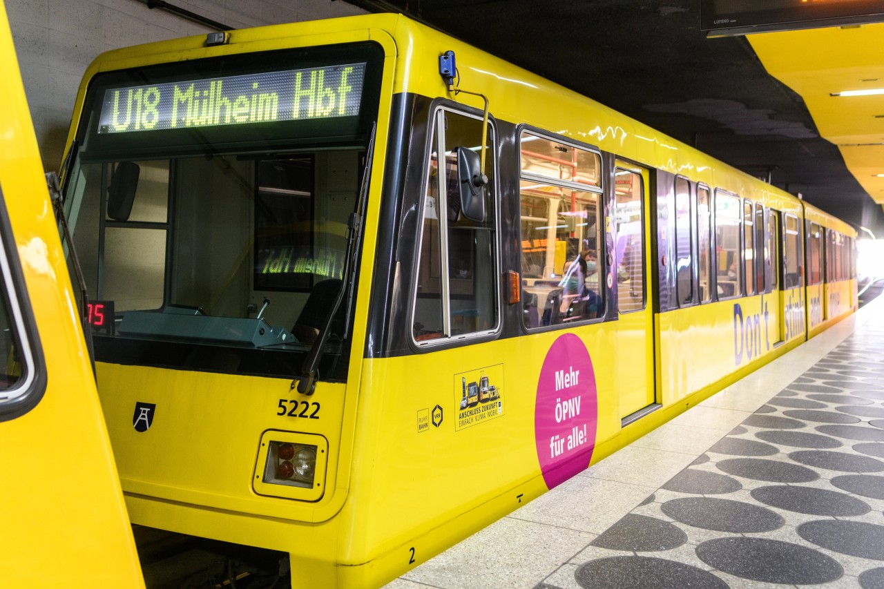 Eine U-Bahn der Ruhrbahn. (Symbolfoto)