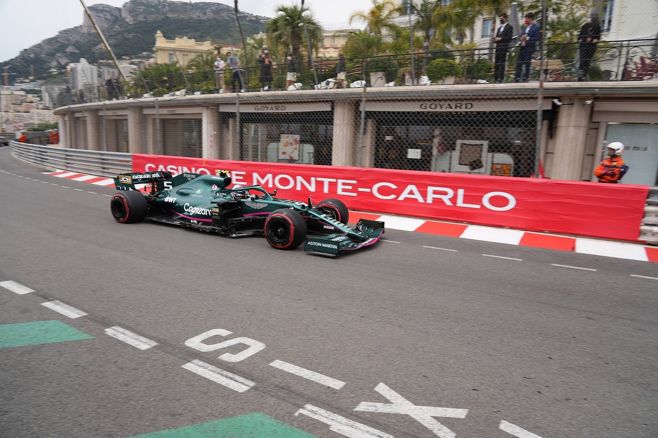 Sebastian Vettel landete in Monaco auf Rang 5.