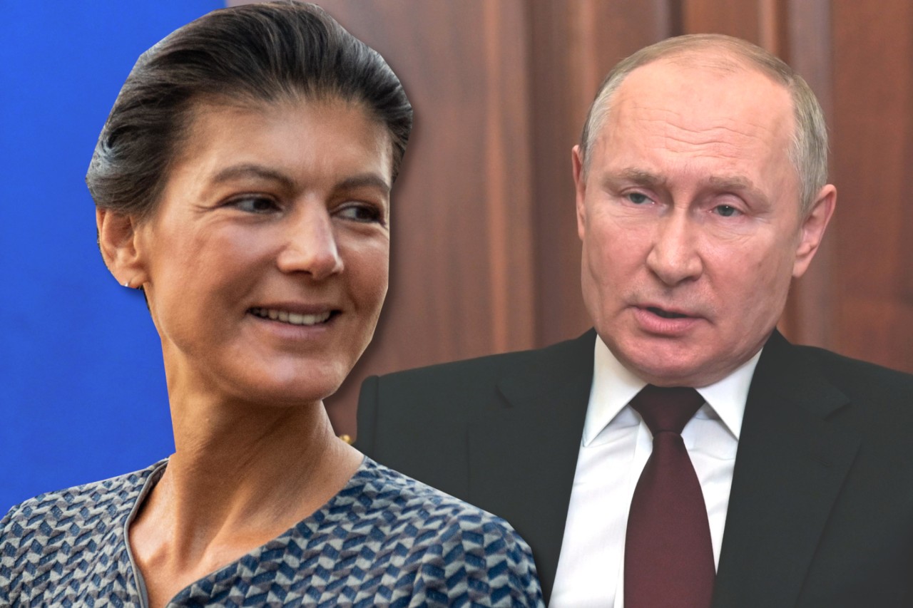 Putin-Versteherin Sahra Wagenknecht: Ihre Prognosen zum Ukraine-Konflikt stellten sich als falsch heraus. 