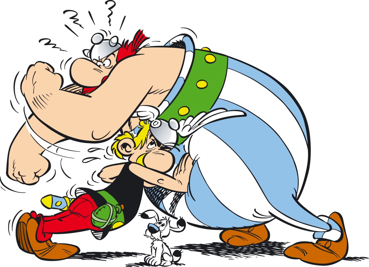 Was wären Asterix und Obelix nur ohne ihren vierbeinigen Freund Idefix?