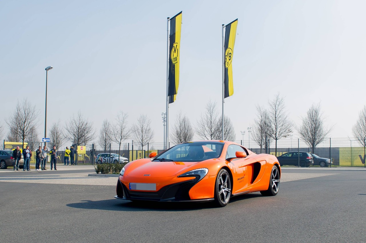 Auch den McLaren 570S fuhr Aubameyang dann und wann ganz gerne.