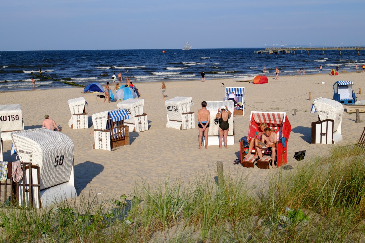 Das Seebad Bansin. Aktuell springen dort nicht allzuviele Touristen in die Fluten. (Symbolbild) 