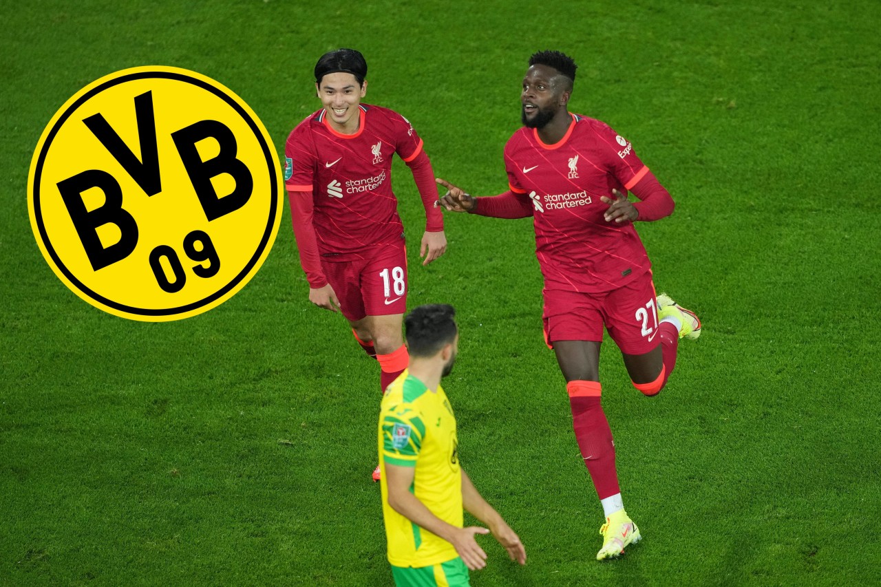 Wird Borussia Dortmund im Sommer beim FC Liverpool fündig? Dort stehen mit Takumi Minamino und Divock Origi zwei Angreifer vor dem Aus.