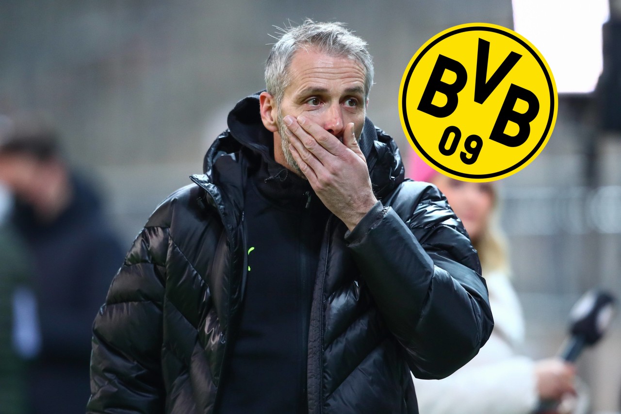 Nach der Pleite von Borussia Dortmund gegen Bayer Leverkusen wurde BVB-Coach Marco Rose von einem Fan bepöbelt.