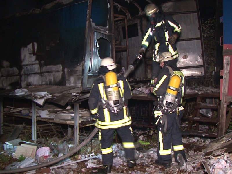 Am 11. Oktober dann das nächste Feuer. Seitdem liegen die Brandruinen brach.

Foto: WTV News