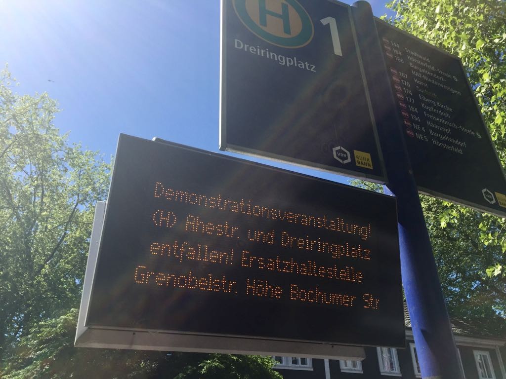 Rund um den Dreiringplatz kommt es zu diversen Beeinträchtigungen im Nahverkehr. 