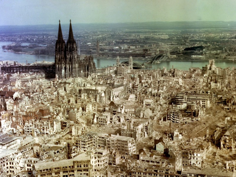 Die Luftaufnahme offenbart das Ausmaß der Zerstörung.