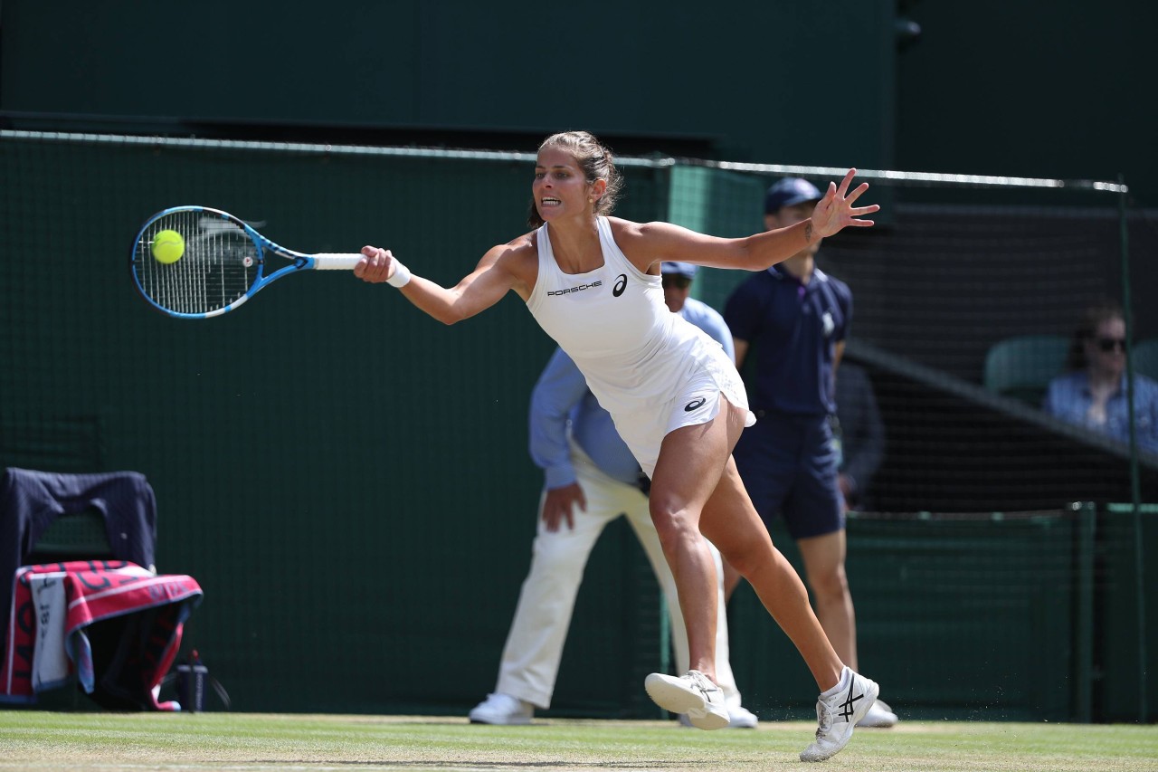 Dass sie es bis ins Halbfinale schaffen würde, hätte Julia Görges vor dem Turnier wohl nicht gedacht.