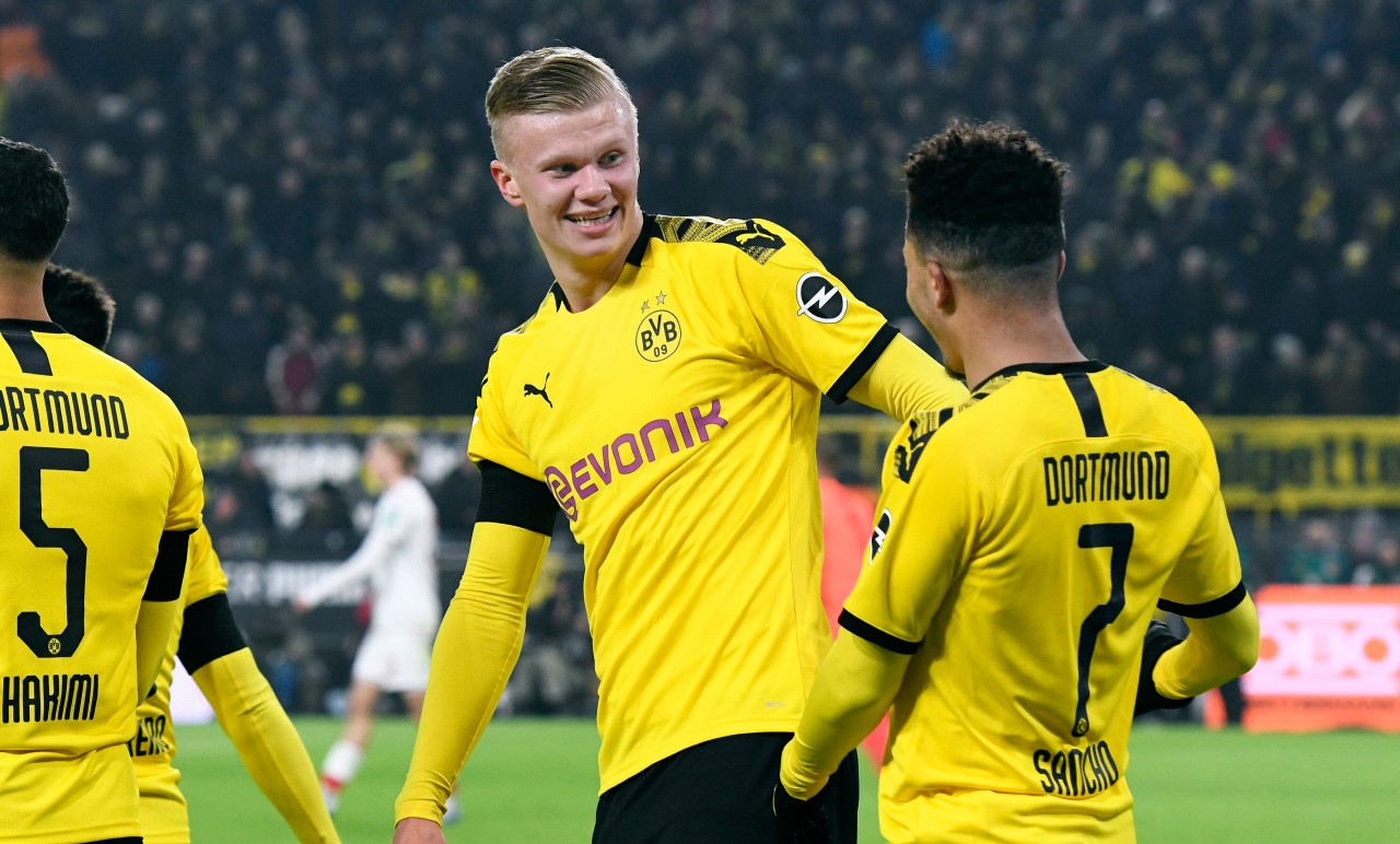 Erling Haaland traf in seinen ersten beiden Spielen für den BVB wie am Fließband.