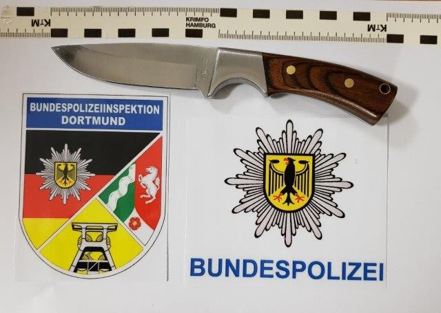 Mit dieser Waffe soll der 34-Jährige einen 30-Jährigen in Essen schwer verletzt haben.