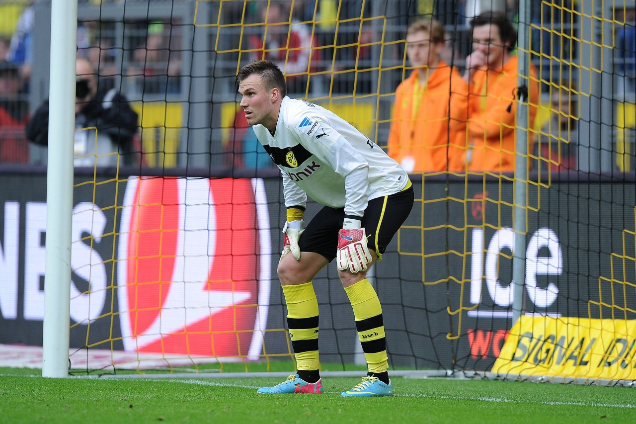 Verrückte Partie: Im abschließenden Spiel der Saison 2012/13 musste Kevin Großkreutz beim BVB ins Tor.