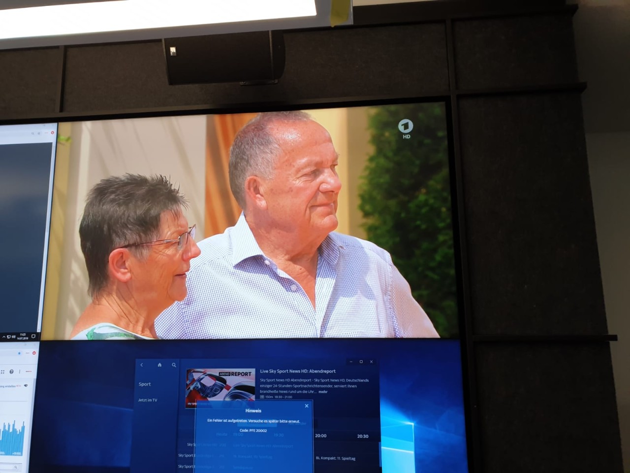 Völlig baff: Edeltraud und Peter.