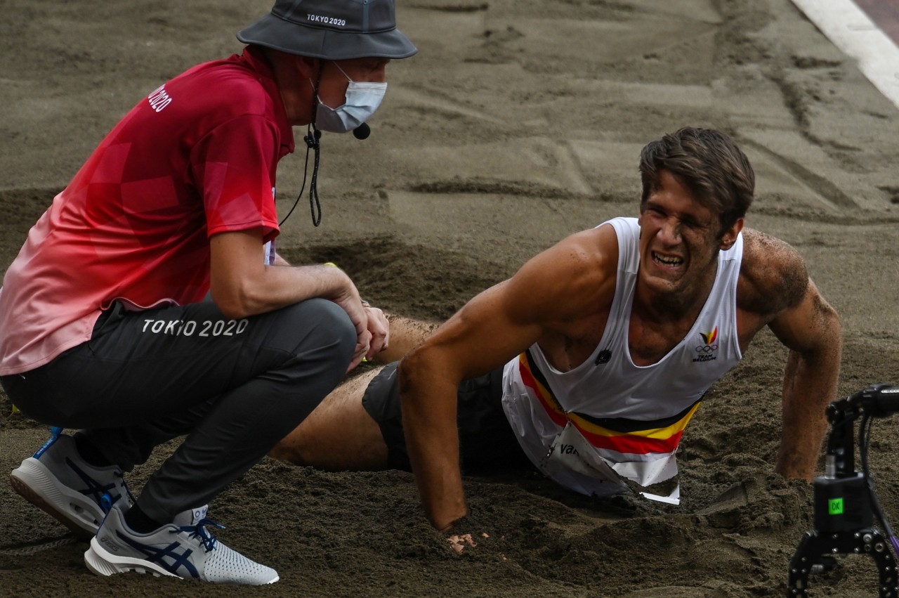 Bei Olympia 2021 verletzte sich der belgische Zehnkämpfer Thomas van der Plaetsen schwer.