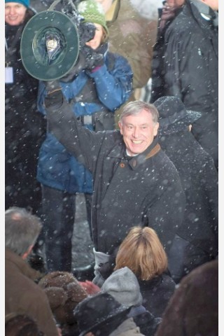 ...bis hin zum ehemaligen Bundespräsidenten Horst Köhler, der an der Kulturhauptstadteröffnung teilnahm.