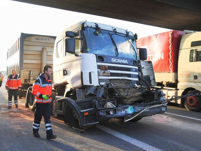 Unfall auf der Höhe A2 Höhe Paschheide am 19. Juli 2011 gegen 630