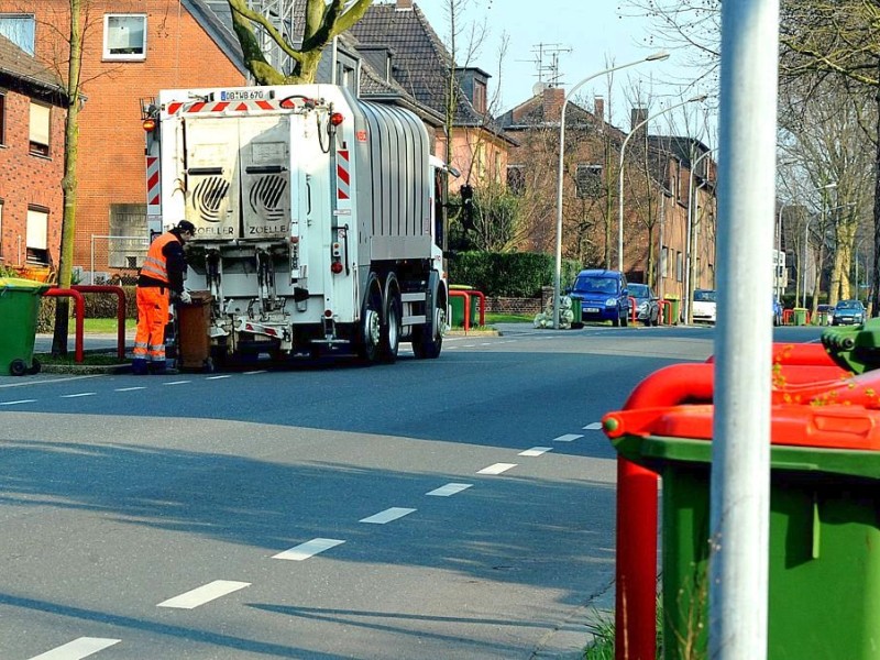 Den Müll holte am 21. März niemand in Oberhausen ab.