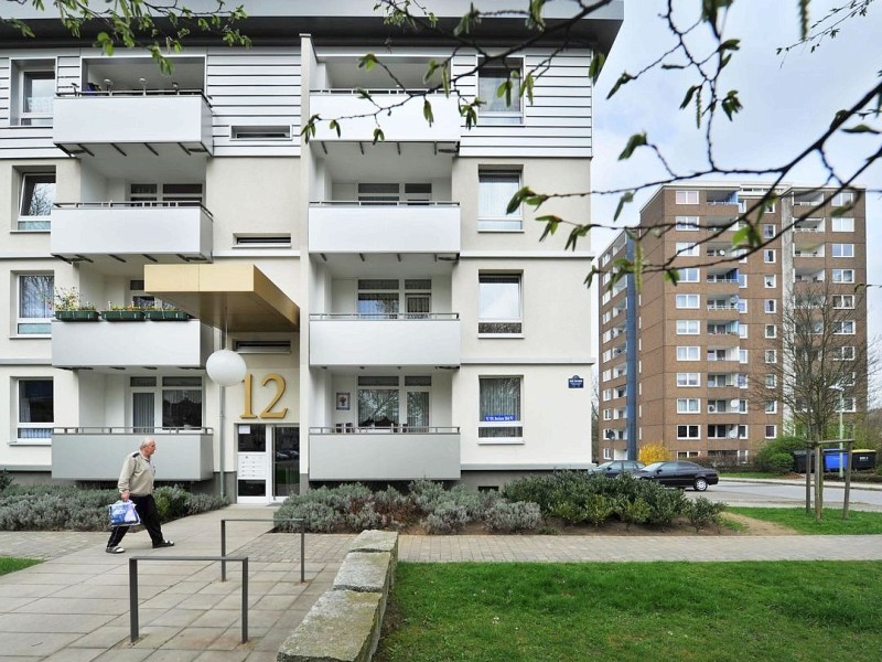 Sozialer Wohnungsbau im Bergmannsfeld in Freisenbruch. Foto: Ulrich von Born