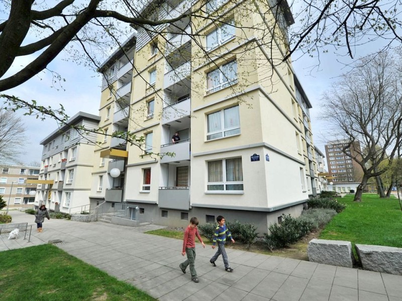 Sozialer Wohnungsbau im Bergmannsfeld in Freisenbruch. Foto: Ulrich von Born